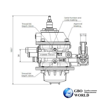 Редуктор OMVL EVO  195 KW
