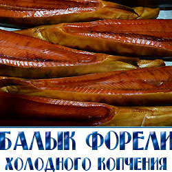 Балык форели  мелким и крупным оптом с доставкой по Московской области 