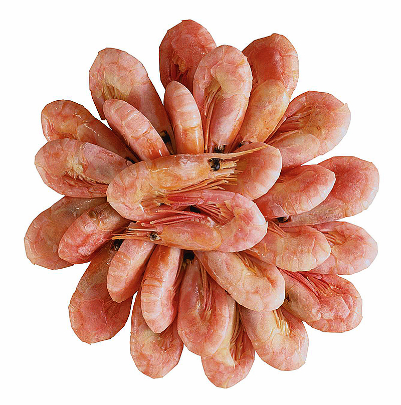 Креветки имеют 19 пар конечностей, причем они все отвечают за определенные действия. Усики используются в качестве органов осязания, с помощью жвал креветка размельчает добычу, а удерживает она ее челюстями. Тонкие длинные ножки, на конце которых располагаются небольшие клешни, играют особую роль – с помощью них креветки чистят свое тело, также они вводят эти ножки в полость жаб и чистят их, если те забились. Остальные ножки используются для передвижения по грунту, по размеру они длиннее и толще остальных ножек. Конечности брюшка используются во время плавания.